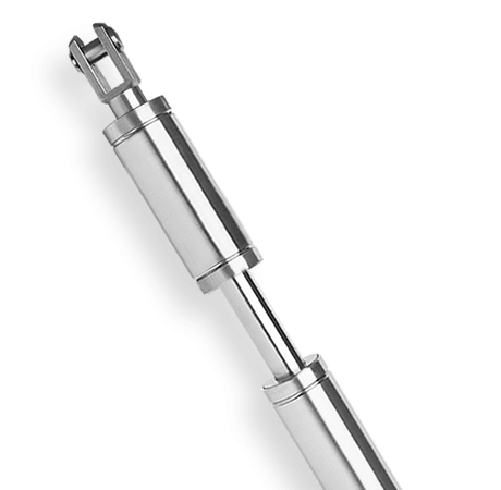 Dubbel werkende tandem gasveer